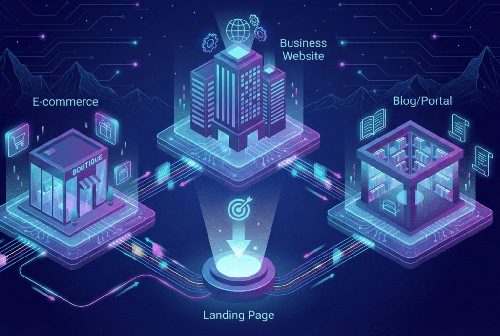 საიტების ტიპები